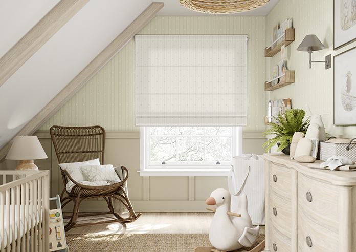 Puddle Down, Duck Stripe Dollymix - Twist&Fit Roman Blind - Image 3